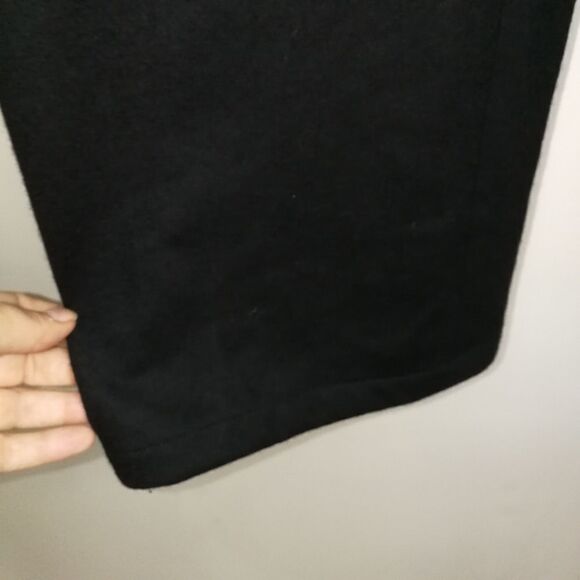 MEN VALENTINO Classic Black Virgin Wool Straigth Leg Trouser Pants Size 38 - Picture 6 of 16